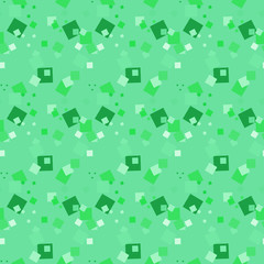 Seamless background pattern with colored varied squares.