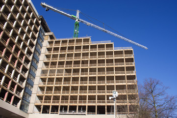 Abandoned office building