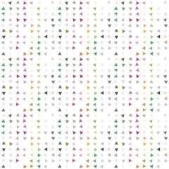 Abstract seamless pattern background with multi-colored varied triangles.
