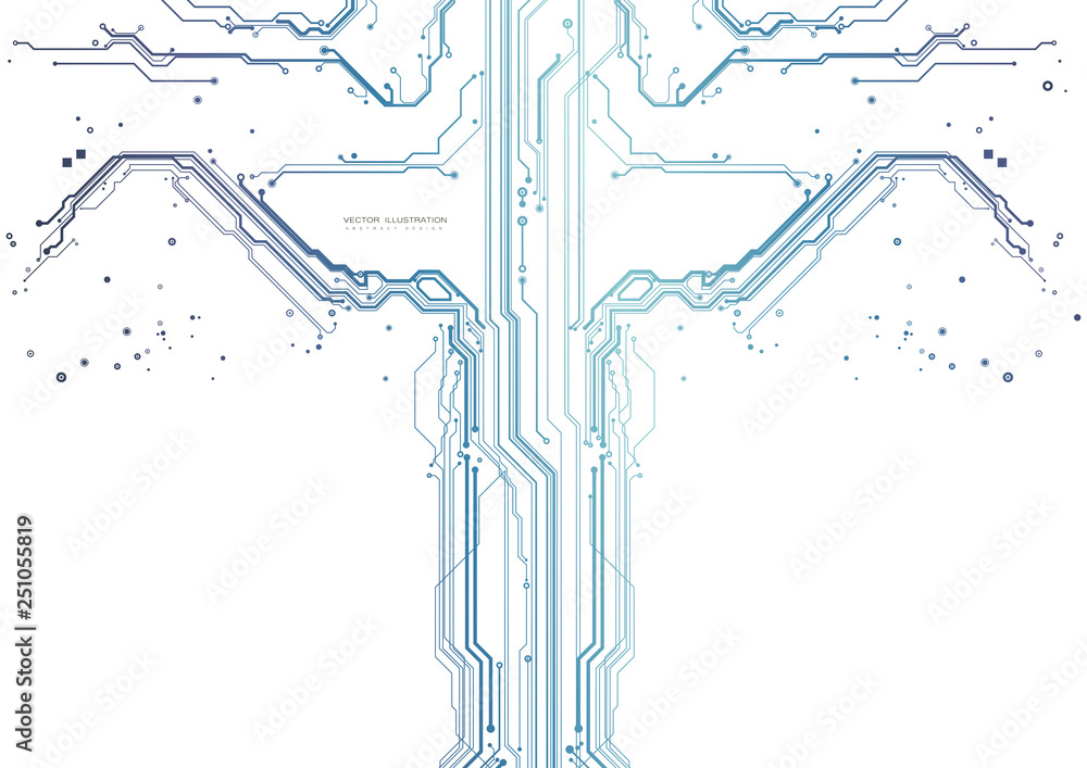 Aufkleber circuit board digital chipset electronic technology computer lines engineering processor flat copy s