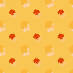 Seamless background pattern with various colored spots.