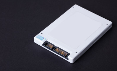 computer hard drive closeup