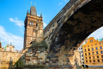 Charles bridge from below