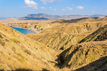 Morning at Cape Meganom in Crimea