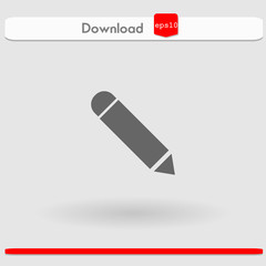 Pencil vector icon