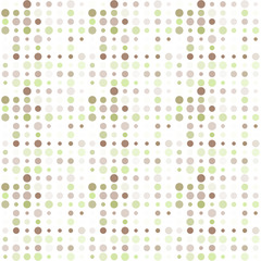 Seamless abstract pattern background with a variety of colored circles.