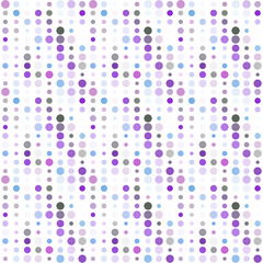 Seamless abstract pattern background with a variety of colored circles.