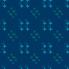 Seamless background pattern with colored varied squares.