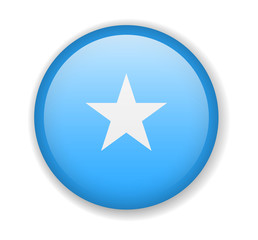 Obraz premium Algeria flag round bright icon vector Illustration