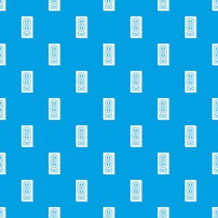 Closed door pattern vector seamless blue repeat for any use