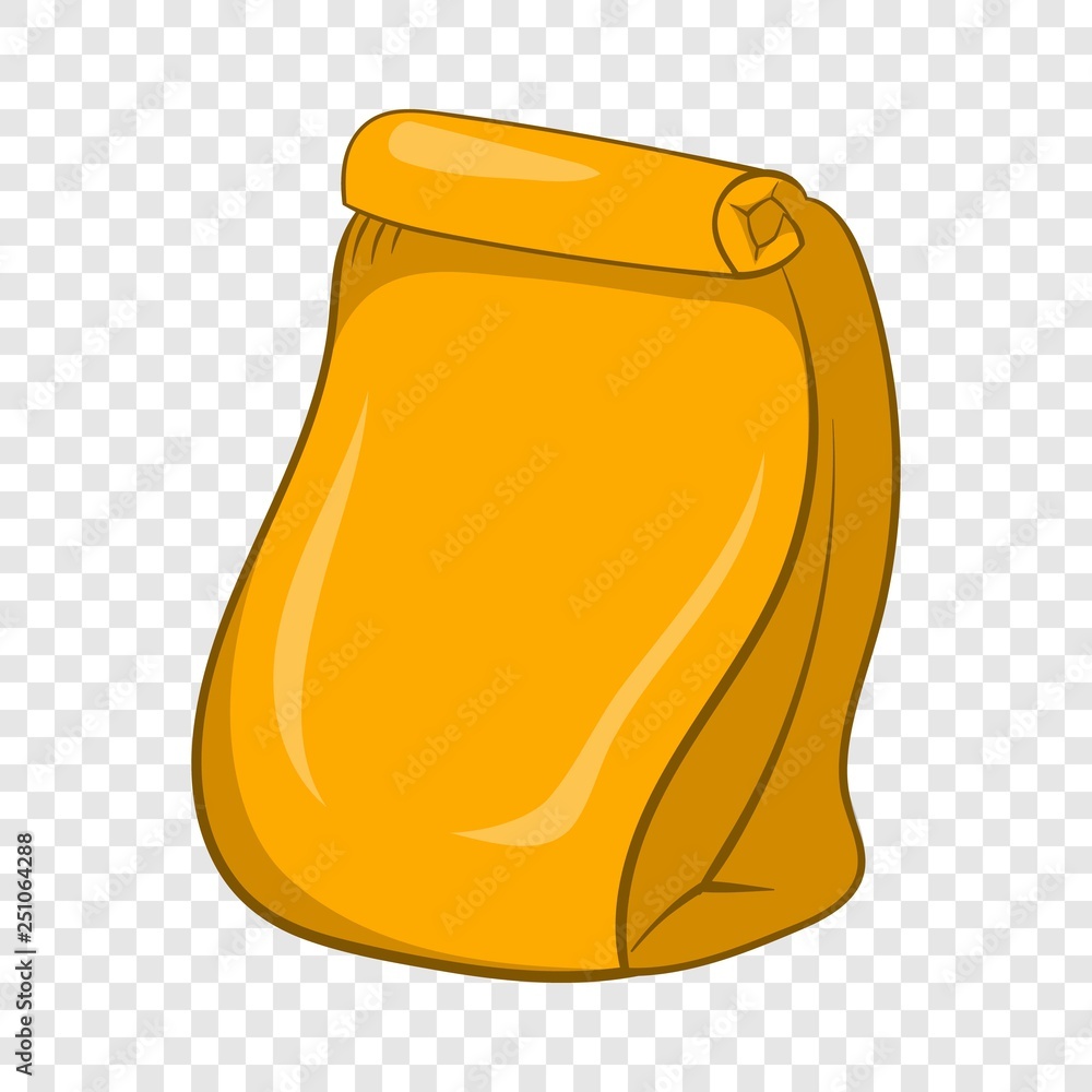 Poster paper packing icon in cartoon style isolated on background for any web design
