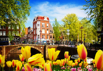 canal ring in Amsterdam, Netherland