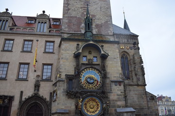 Fototapeta na wymiar old astronomical clock in prague