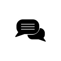 Bubble, chat message, conversation  icon. Signs and symbols can be used for web, logo, mobile app, UI, UX