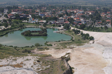 View of the bay tourist town. Travels. Relaxation