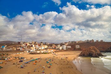 Breathtaking view of Atlantic Ocean coast in summer, Morocco
