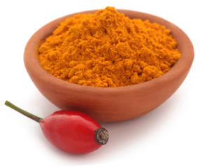 Rose hips with powder