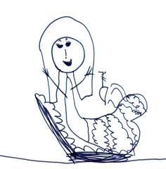 The Child's drawing