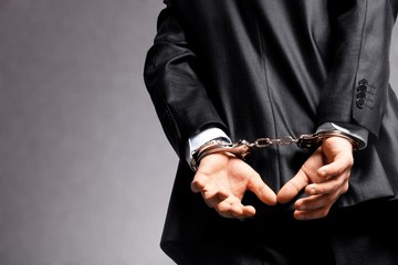 Arrest bound bracelet bribe bribery business businessman