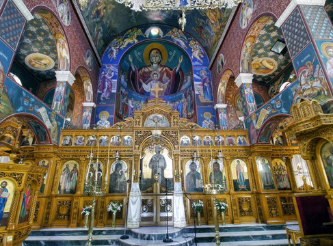 Greek Orthodox church, Kalyves, Crete, Greek Islands