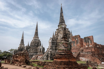 Fototapeta premium old archaeological site of religion buddha asia thailand.