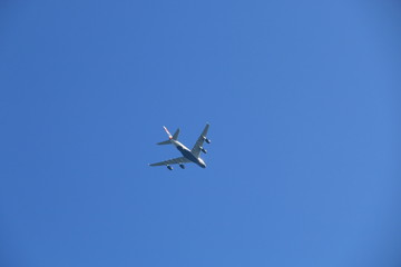 airplane in the sky