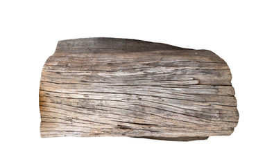 furniture ,wooden log, Stump isolated on white background of file with Clipping Path .