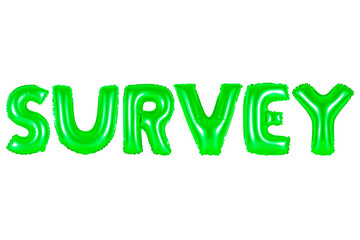 survey, green color