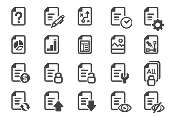 Document paper sheet icon.