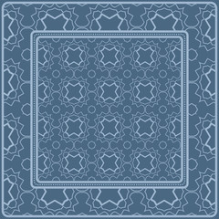 Geometric Pattern. Vector Illustration. Design For Wallpaper, Flyer, Book, Brochure. pastel blue color