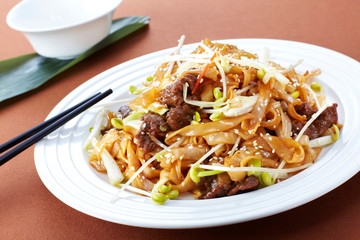 Delicious Chinese cuisine, dried beef rice noodle