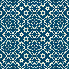 Obraz premium Abstract Vector Seamless Pattern With Abstract Geometric Style. Repeating Sample Figure And Line. For Fashion Interiors Design, Wallpaper, Textile Industry. Silver blue color