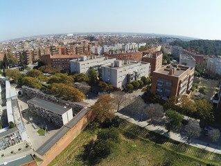 Fototapeta na wymiar Gava. City of Barcelona. Spain. Aerial view by Drone