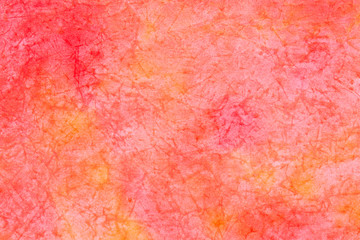 red reased watercolor painted paper background texture