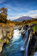 Mount Fuji, Fuji Mountain or Fujisan located on Honshu Island, is the highest mountain in Japan.