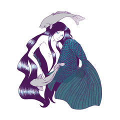 mermaid illustration