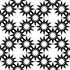 Seamless vector background. Black and white texture. Graphic modern pattern.