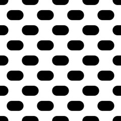 Seamless vector background. Black and white texture. Graphic modern pattern.