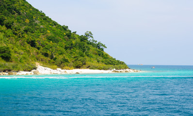 Fototapeta premium Coast of the island with the sea