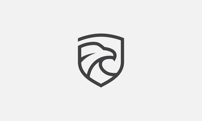 eagle shield logo, eagle icon, eagle head, vector