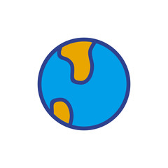 Earth logo icon