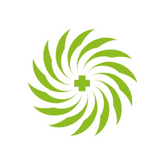 Medical logo icon vector template