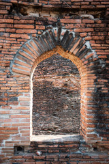 Ayutthaya Historical Park covers the ruins of the old city of Ayutthaya, Phra Nakhon Si Ayutthaya Province, Thailand