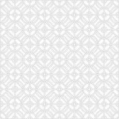 Geometric mixed gray seamless pattern on white background