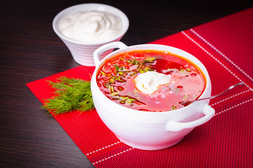 red borsch, ukrainian cuisine