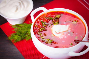 red borsch, ukrainian cuisine