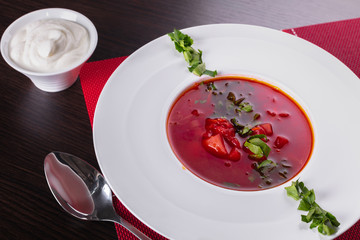 red borsch, ukrainian cuisine