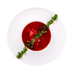 Red borsch, Ukrainian cuisine