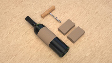 Wine or sommelier branding template