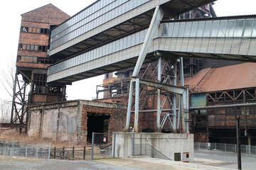 Objects of former iron and steel Works in Vítkovice, Ostrava, Czech republic